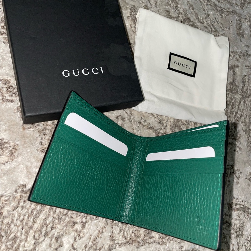 GG MARMONT LEATHER BI-FOLD WALLET - Picture 3 of 6